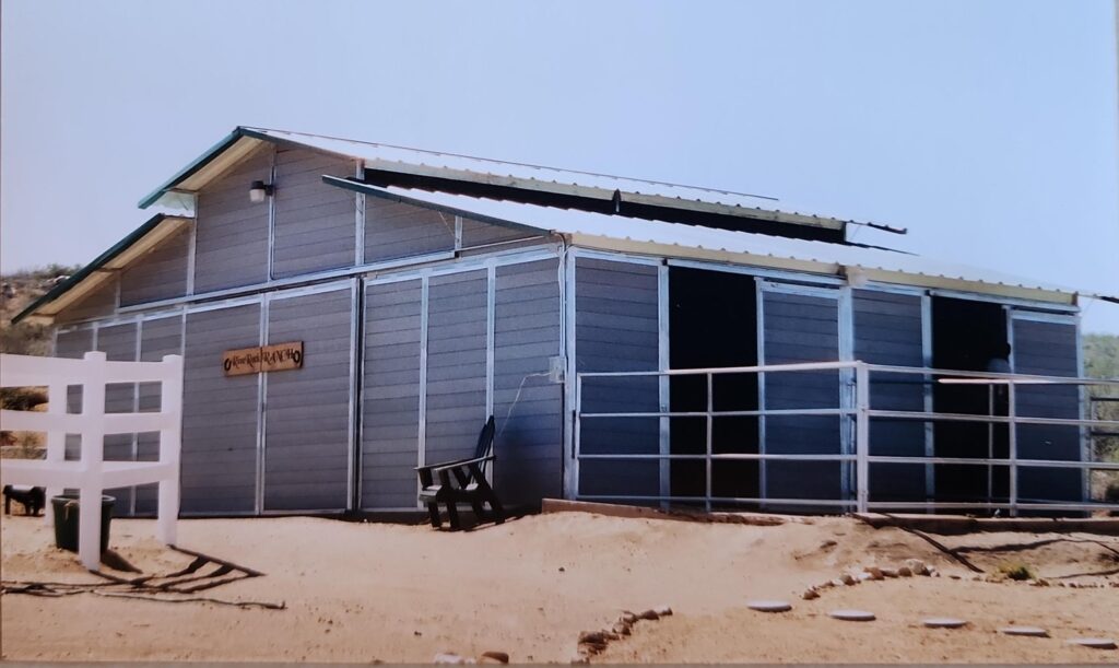 raised center aisle barn A